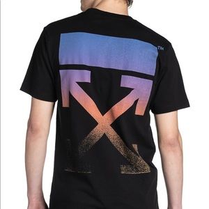 NWT Off-White Degradé Arrow Logo Cotton T-Shirt